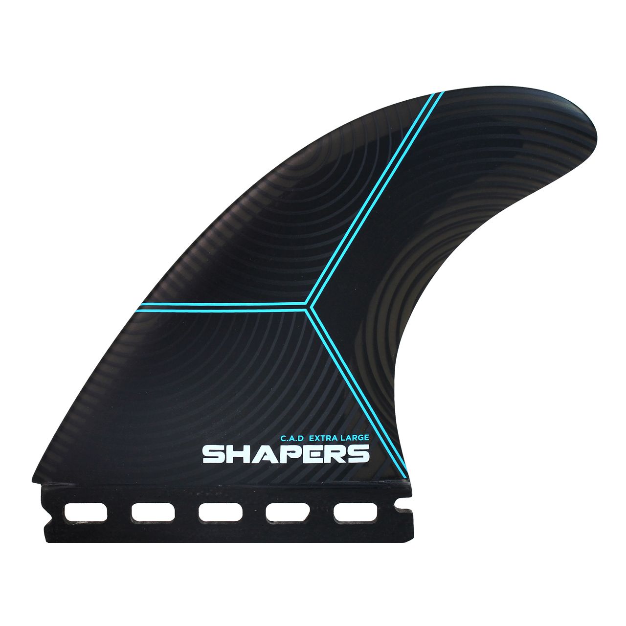 SHAPERS C.A.D XTRA LARGE 3-FIN SINGLE TAB BASE – Freeride Surf and