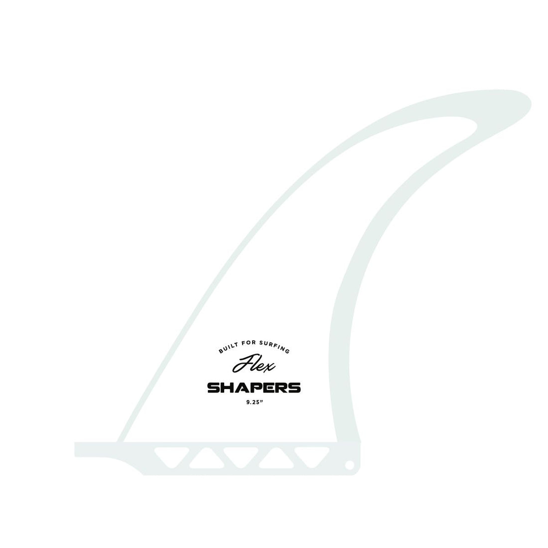 SHAPERS FLEX 9.25" WHITE LONGBOARD FIN