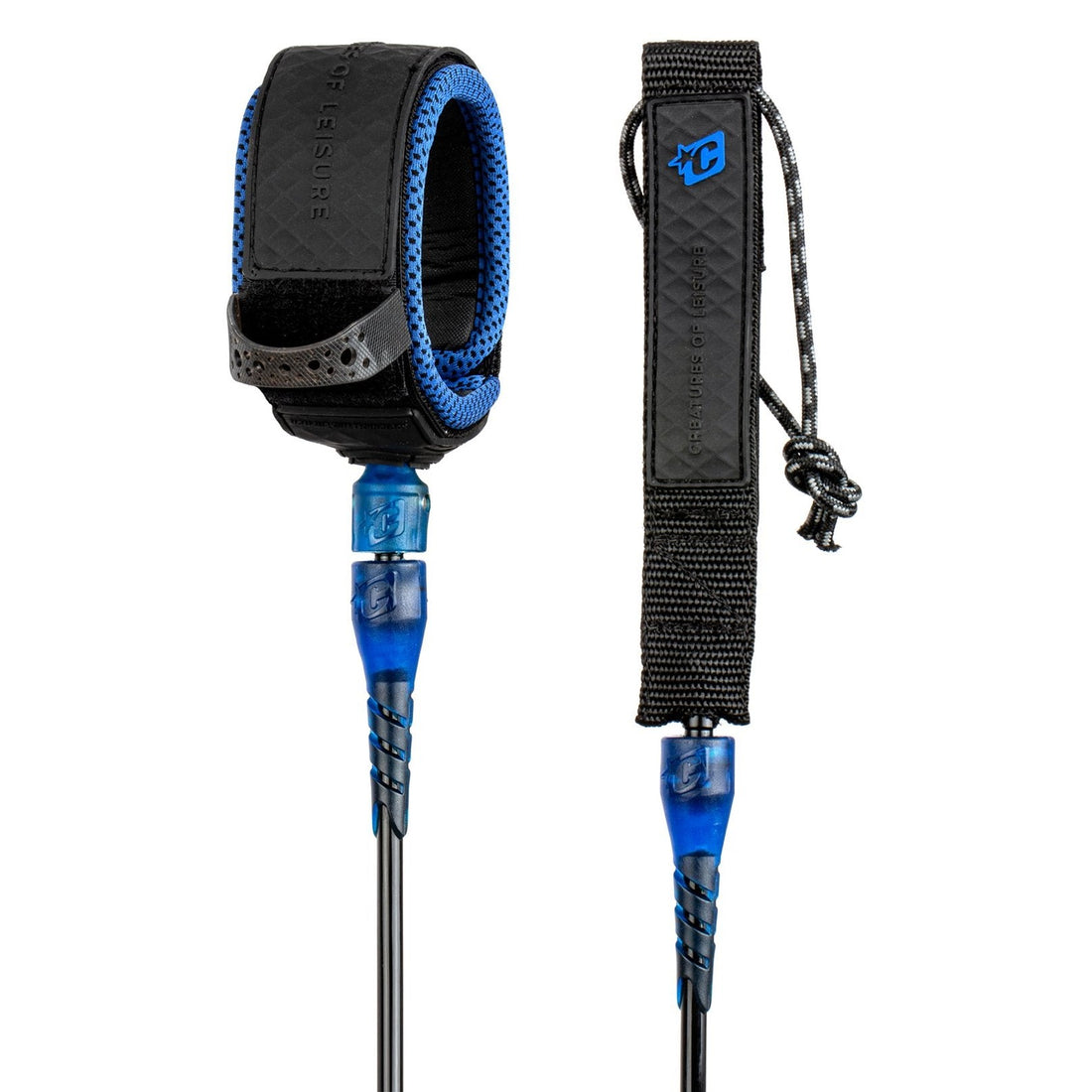 CREATURES OF LEISURE RELIANCE PRO 6FT LEASH BLACK CYAN