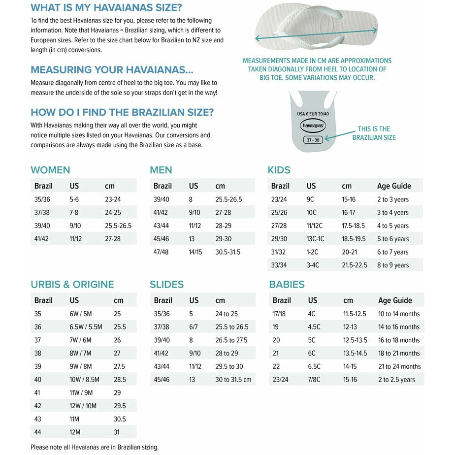 Havaianas Brazil Navy Jandals — navy Brazilian sandals with flag logo and cushioned sole, available at Freeride Surf & Skate NZ.
