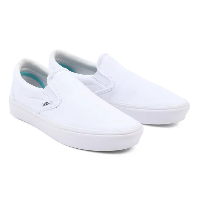 Grilu Surf Skate Shop - Tenis Vans Old Skool Comfycush (Classic Tumble)  True White