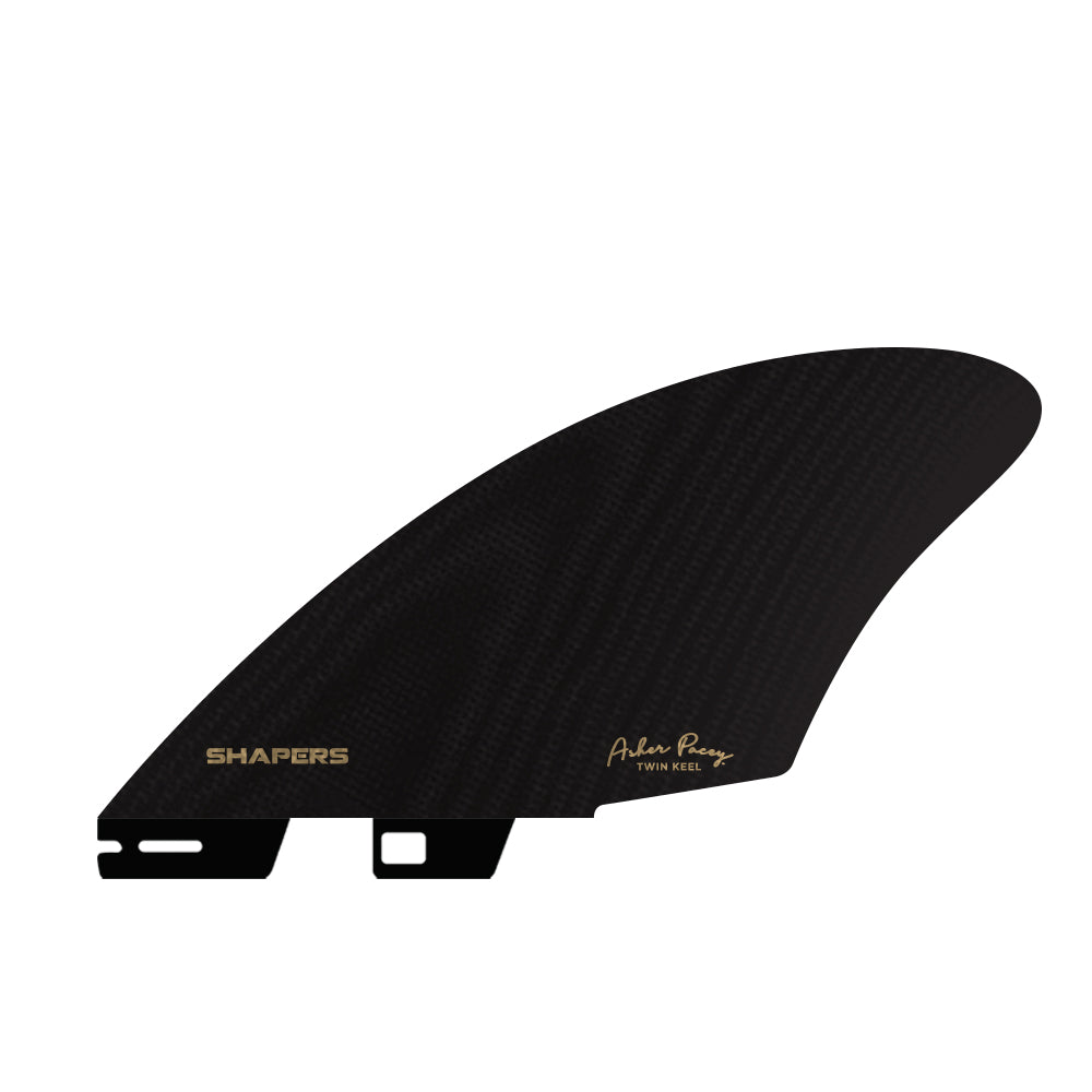 ASHER PACEY BLACK GLASS TWIN KEEL SHAPERS 2