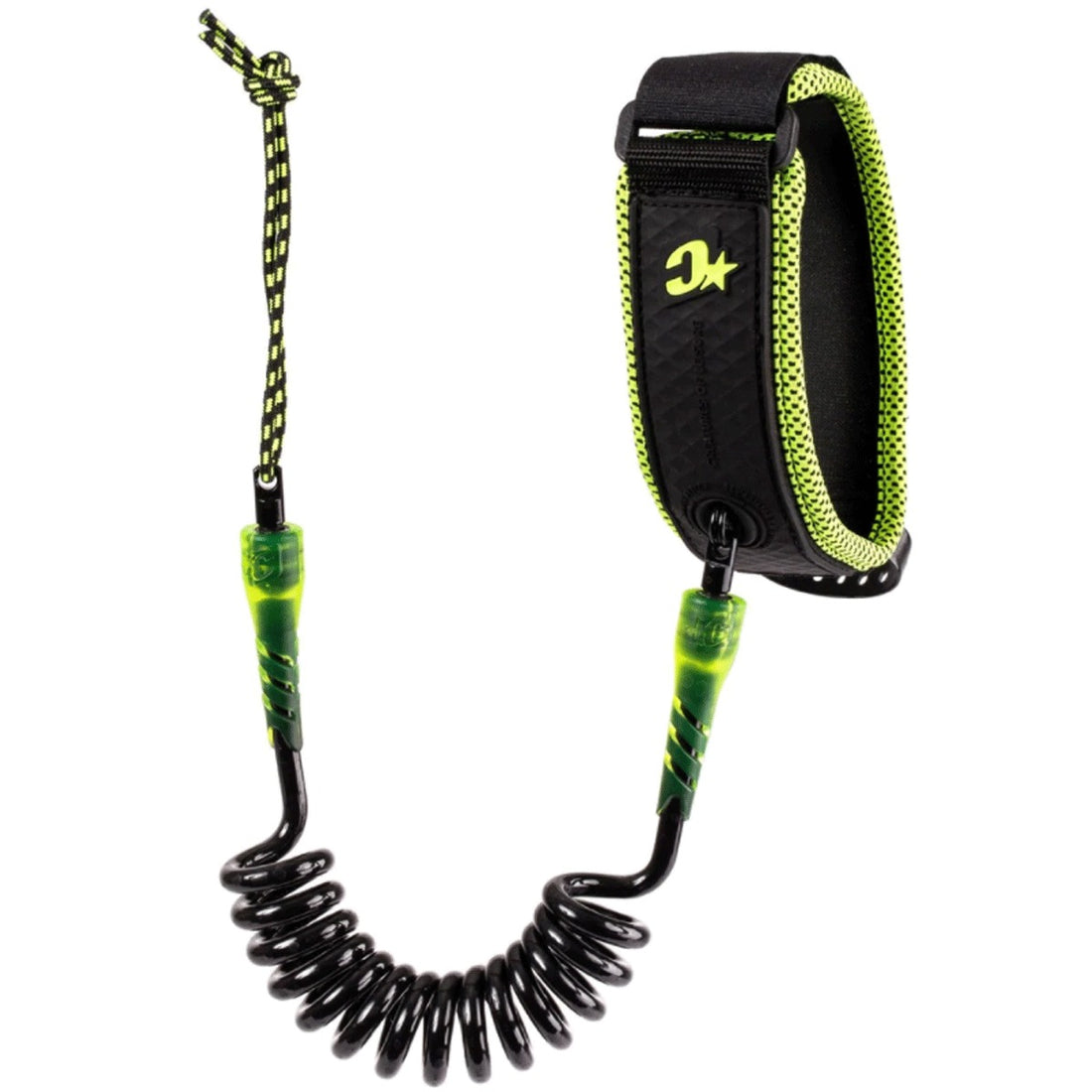 CREATURES OF LEISURE RELIANCE BICEP LEASH BLACK LIME