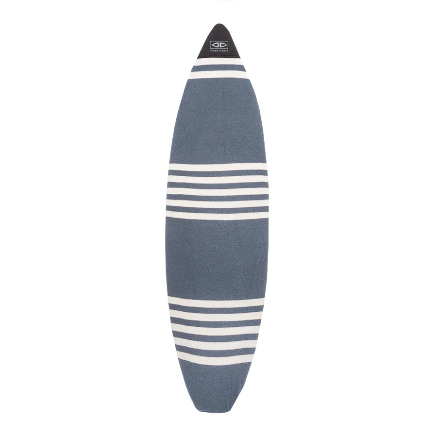Ocean and Earth stretch sox shortboard cover 6 foot denim surfboard sock available at Freeride Surf & Skate NZ.