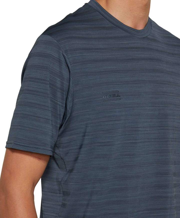 O'Neill 24/7 Tech Surf Tee in Graphite with UPF 50+ sun protection and stretch fabric, available at Freeride Surf & Skate NZ.