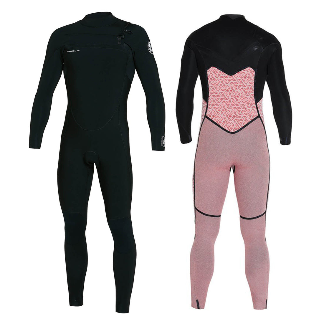 O’Neill Defender 3/2mm chest zip steamer wetsuit in Black — 100% stretch suit with PolarFlex Firewall lining, GBS seams and 50% taped seams, available at Freeride Surf & Skate NZ.