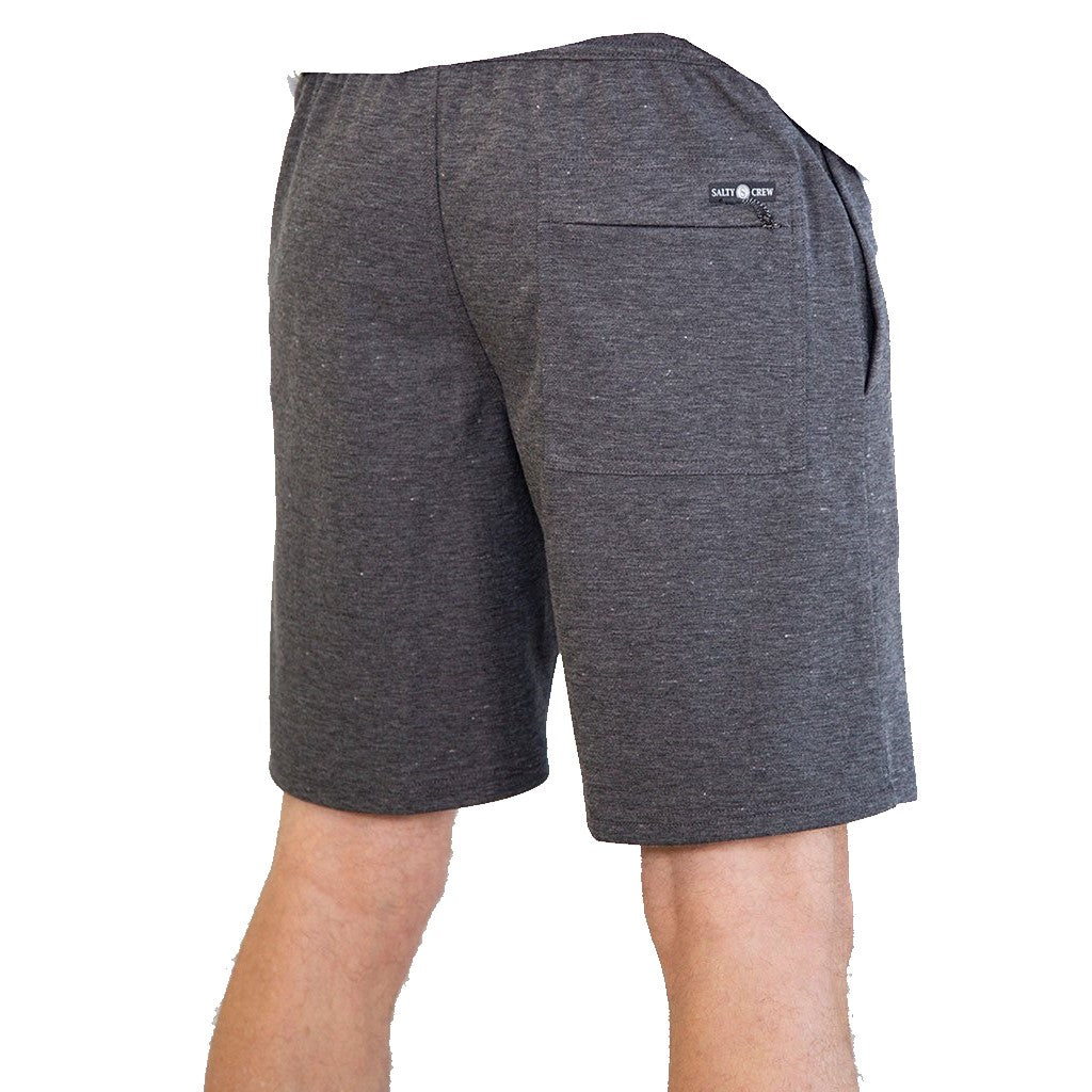 Salty Crew Resin men's shorts with lightweight knit construction, side-entry front pockets and a back patch pocket.