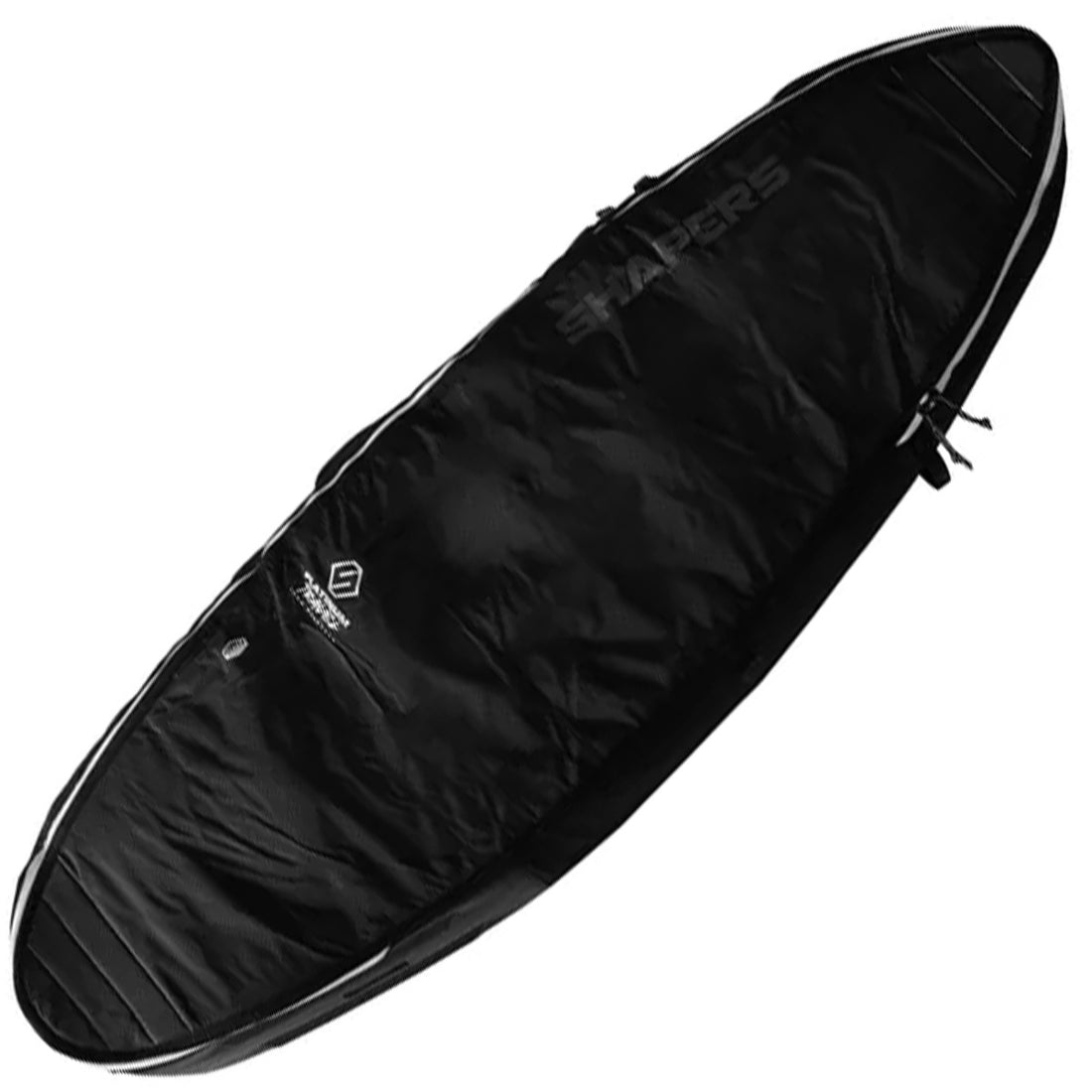 Shapers 6 foot 7 platinum 3 to 5 board surfboard travel bag heavy duty board bag available at Freeride Surf & Skate NZ.