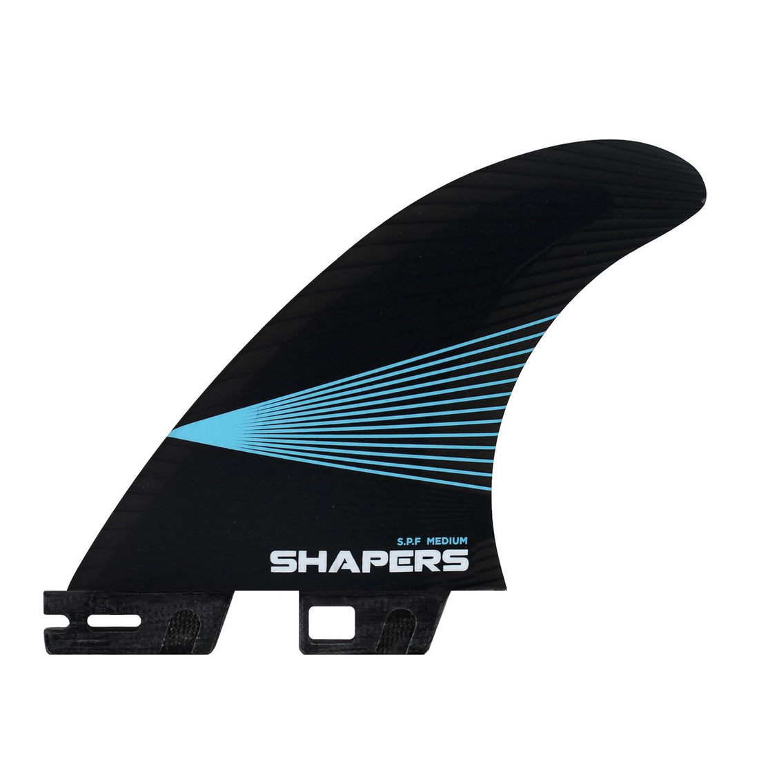 Shapers Airlite Medium thruster fin set with Shapers 2 Tab Base at Freeride Surf & Skate Auckland NZ
