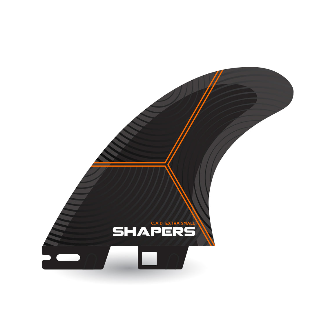 Shapers C.A.D Xtra Small thruster fin set for Shapers 2 fin systems at Freeride Surf & Skate Auckland NZ
