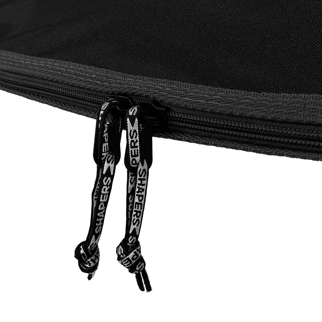 Shapers DayLite Funboard Cover 7’6" — lightweight padded surfboard bag with fin slot and shoulder strap, available at Freeride Surf & Skate NZ.