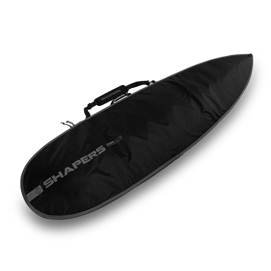 Shapers DayLite Hybrid Surfboard Cover 5’8" — lightweight padded hybrid/fish board cover with shoulder strap, available at Freeride Surf & Skate NZ.