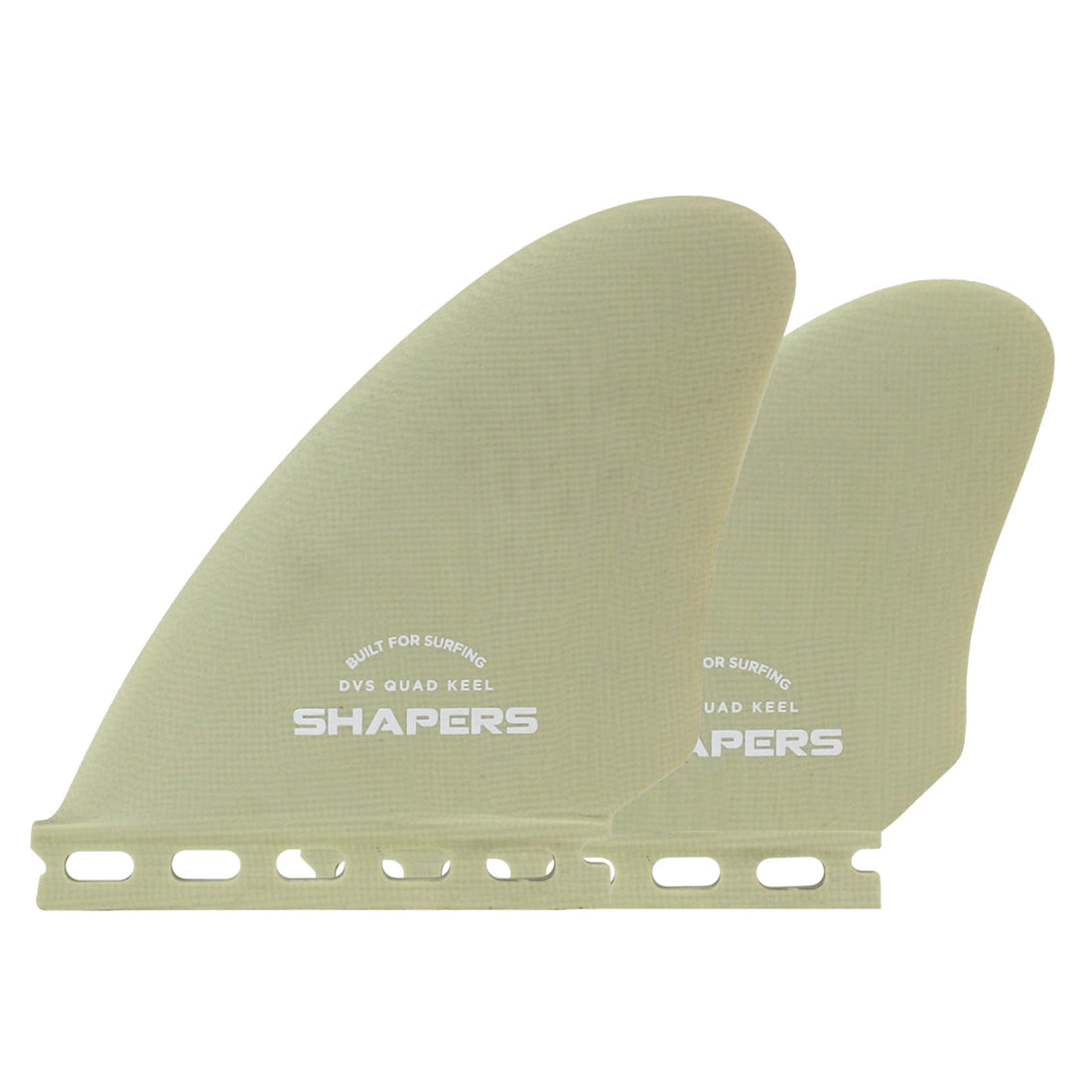 Shapers DVS CarbonFlare quad keel fin set for Futures system at surf shop Auckland NZ