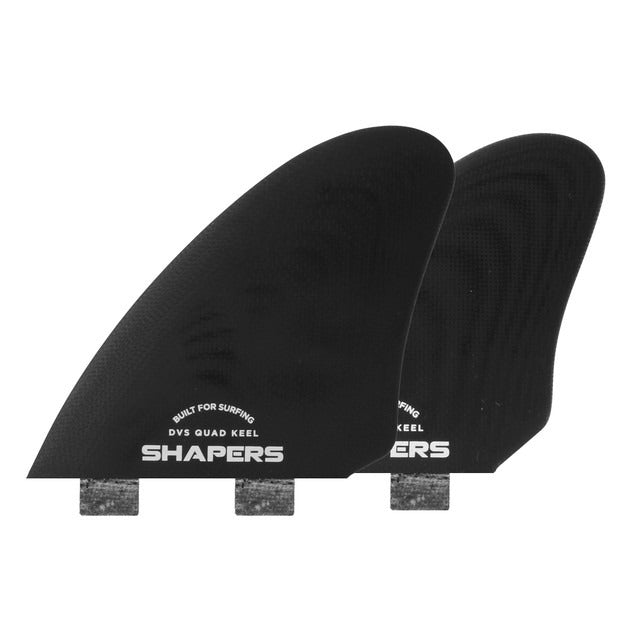 Shapers DVS Specialty Corelite quad keel fin set for FCS system at surf shop Auckland NZ