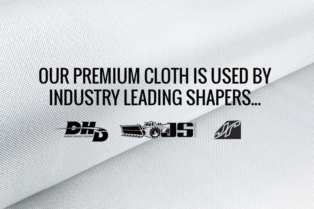 SHAPERS 6OZ PREMIUM E GLASS CLOTH BY THE 110M ROLL