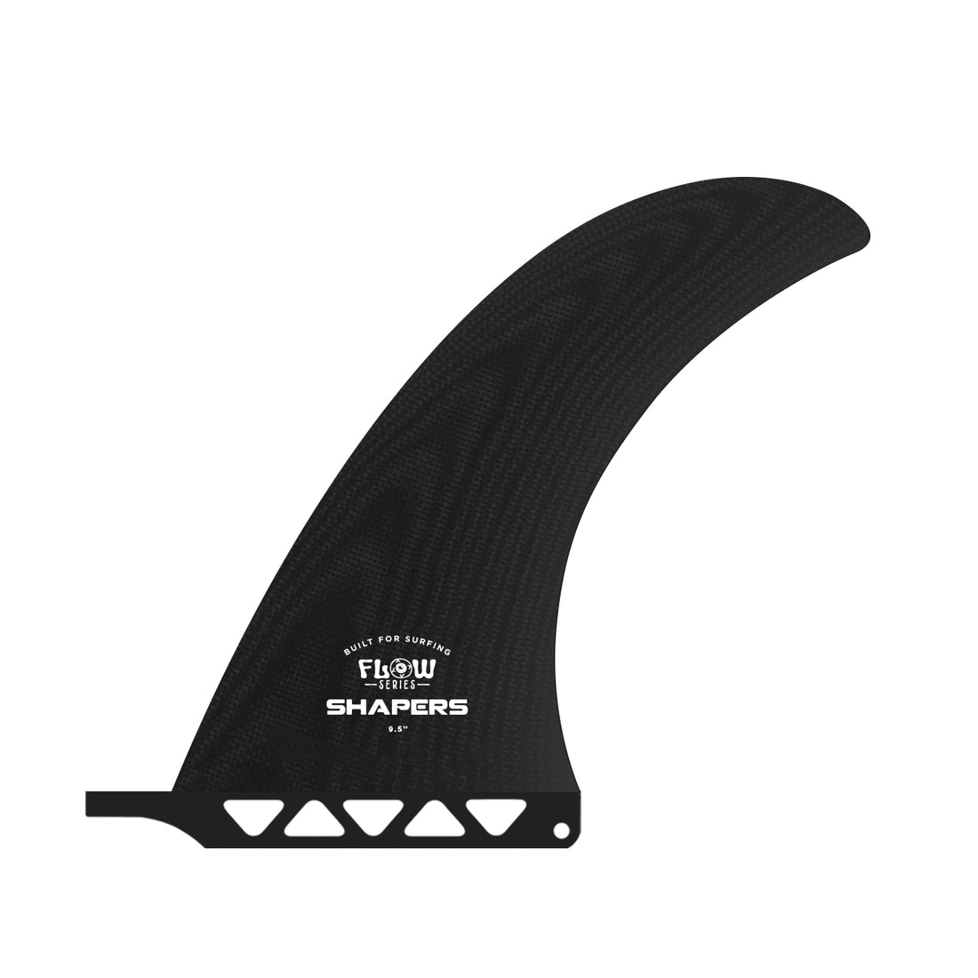 Shapers Flow 9" longboard fin translucent black surfboard fin for longboard fin box surf shop Auckland NZ