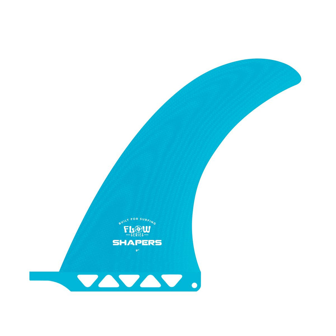 Shapers Flow 9" longboard fin blue surfboard fin for longboard fin box surf shop Auckland NZ