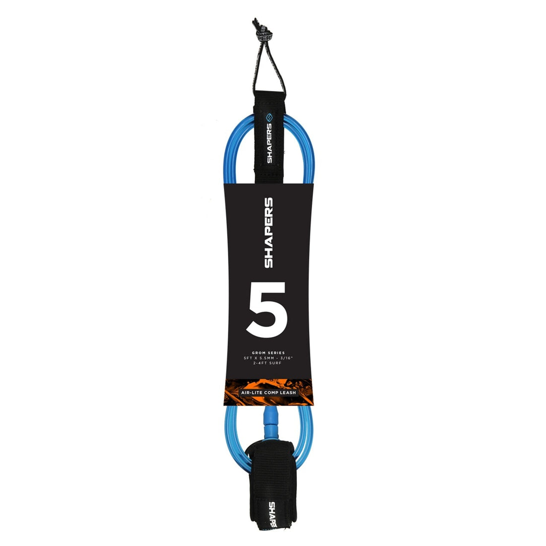 SHAPERS 5FT GROM LEASH BLUE