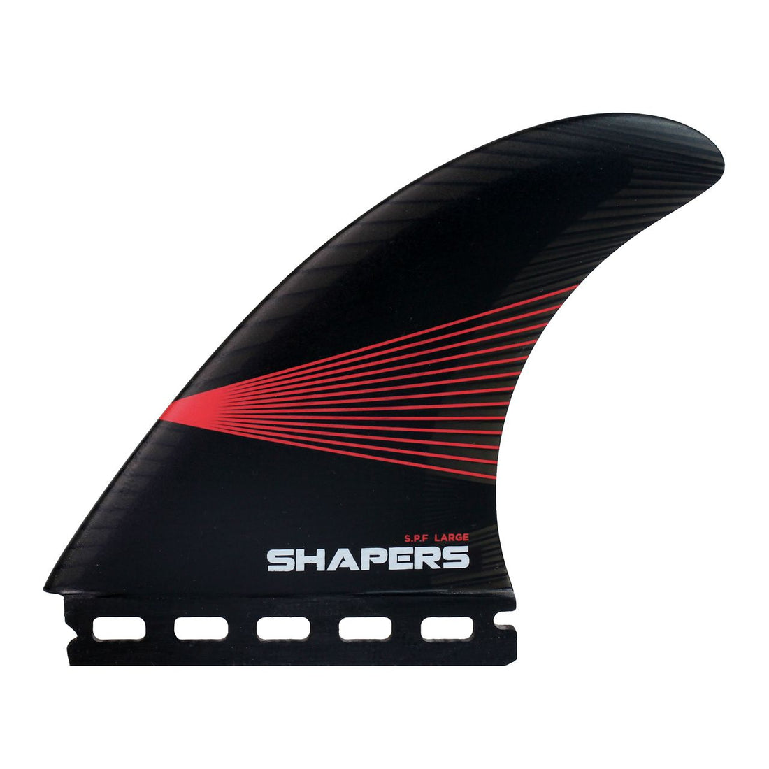 Shapers SPF Airlite large 3 fin single tab futures compatible surfboard fins available at Freeride Surf & Skate NZ.
