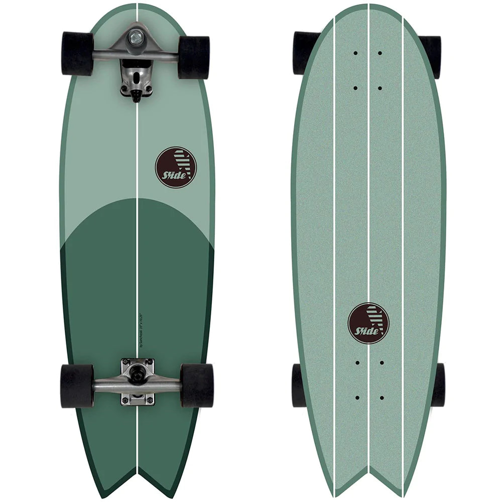 Slide Saladita 33-inch surf skate with Slide 3.0 trucks, available at Freeride Surf & Skate NZ.